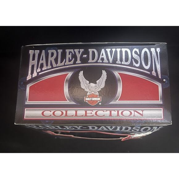 vintage harley davidson christmas ornament In Box 1997, North Pole Motorcycle Cl - Picture 2 of 6